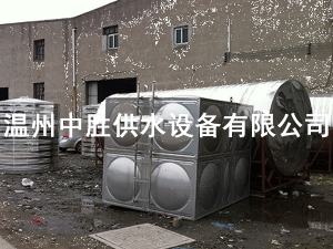 不銹鋼圓住形水塔水箱